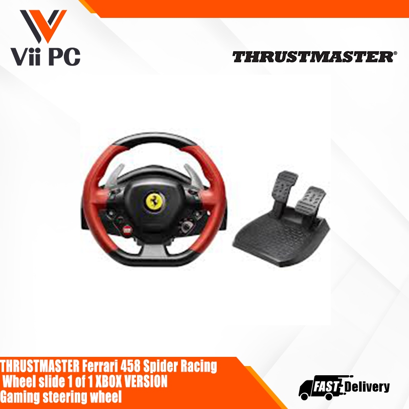 THRUSTMASTER Ferrari 458 Spider Racing Wheel slide 1 of 1 XBOX VERSION ...