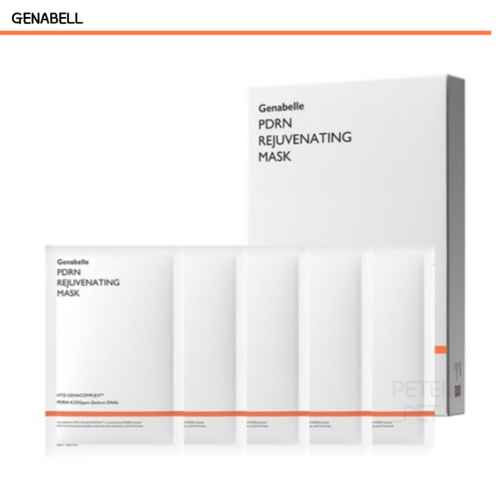[GENABELLE] Rejuvenating PDRN Mask Pack 5P,10P/Brightening Ampoule Mask ...