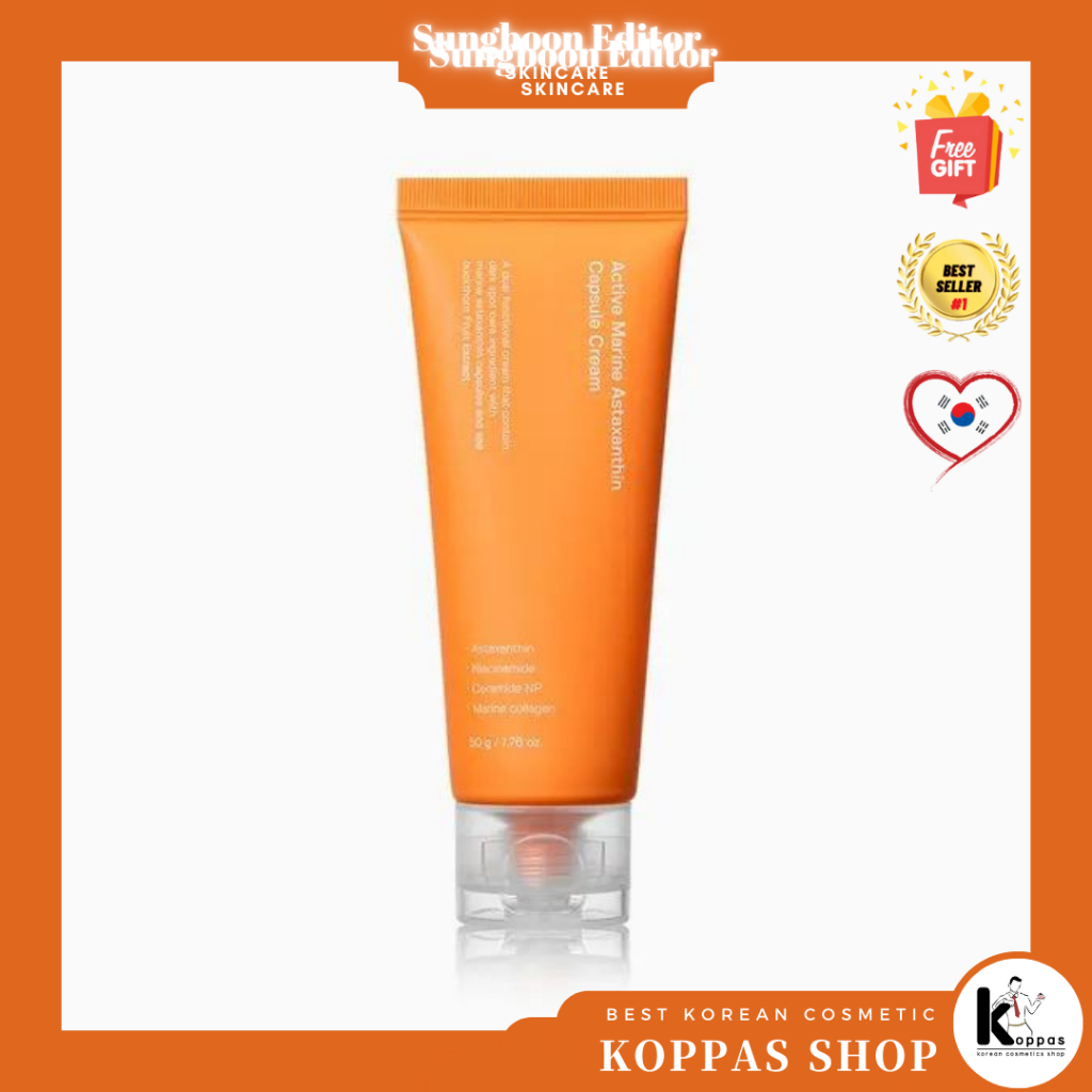 SUNGBOON EDITOR Active Marine Astaxanthin Capsule Cream 50g Shopee