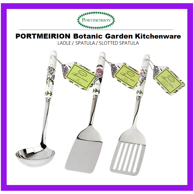 Portmeirion BOTANIC GARDEN - SLOTTED SERVING SPOON In Decorative Box