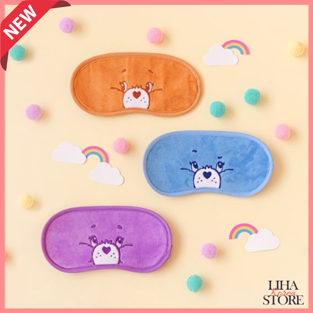 (Korea)Daiso Care Bear Eye Mask Eye Cover CareBears Eye Mask Eye Cover