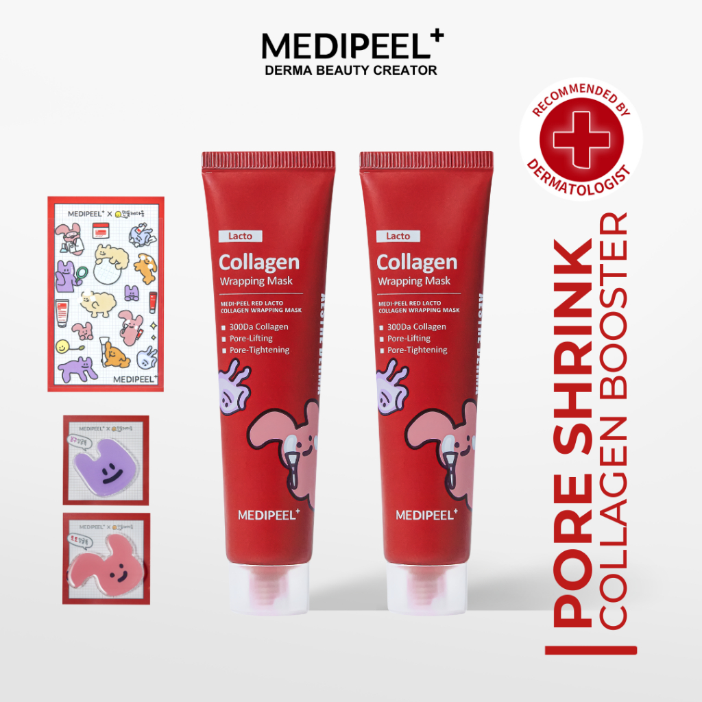 MEDIPEEL SET [Limited Edition] Red Lacto Collagen Wrapping Mask 70ml*2 ...