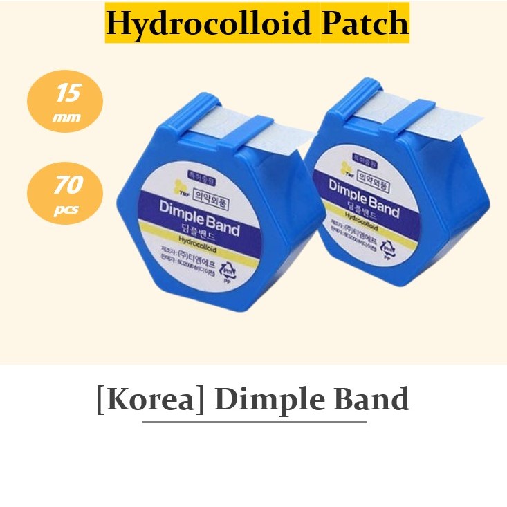 Korea Dimple Band Hydrocolloid Dressing Mosquito bite Wound Acne Pimple ...