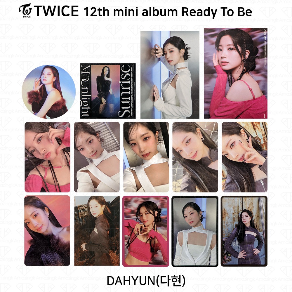 TWICE 12th Mini Album Ready To Be Photocard Message Card Poster ...