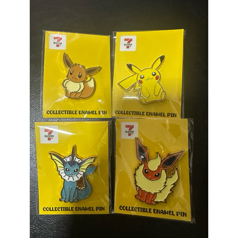 7 Eleven X Pokemon Enamel Pin | Shopee Malaysia
