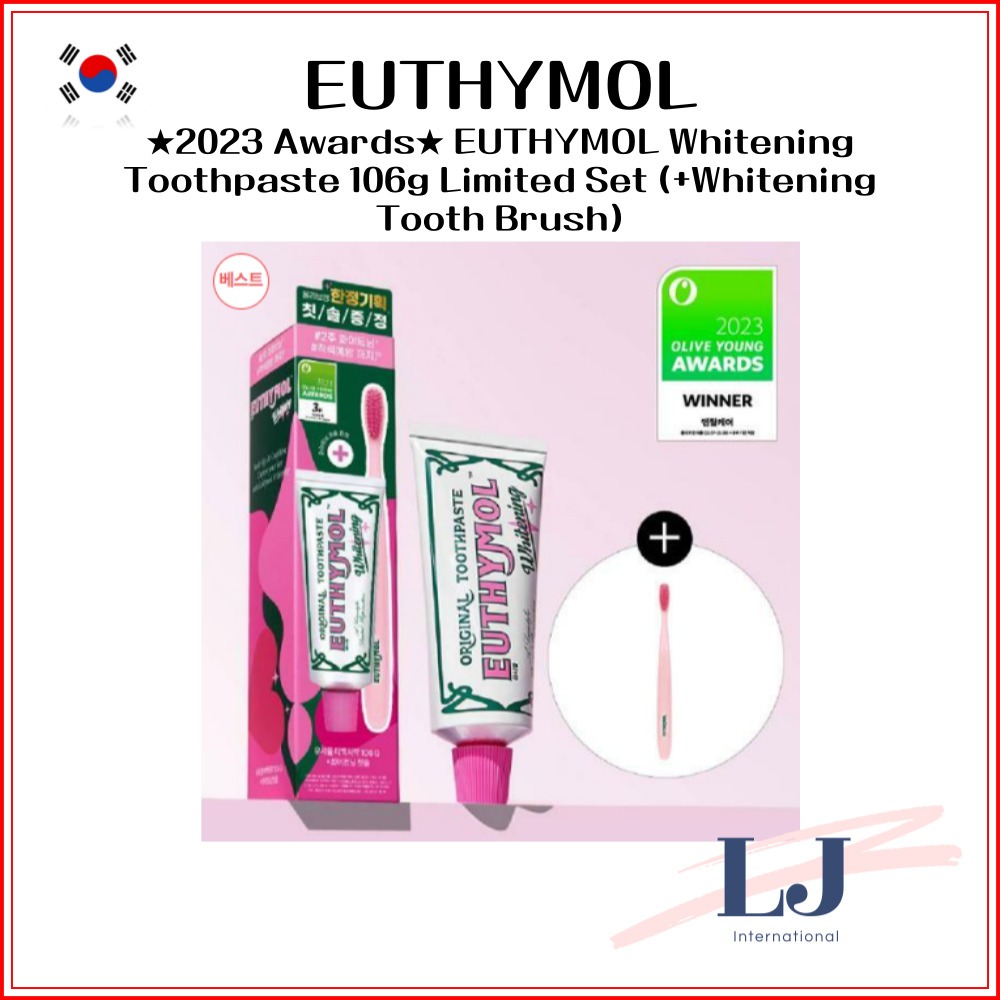 ★2023 Awards★ EUTHYMOL Whitening Toothpaste 106g Limited Set