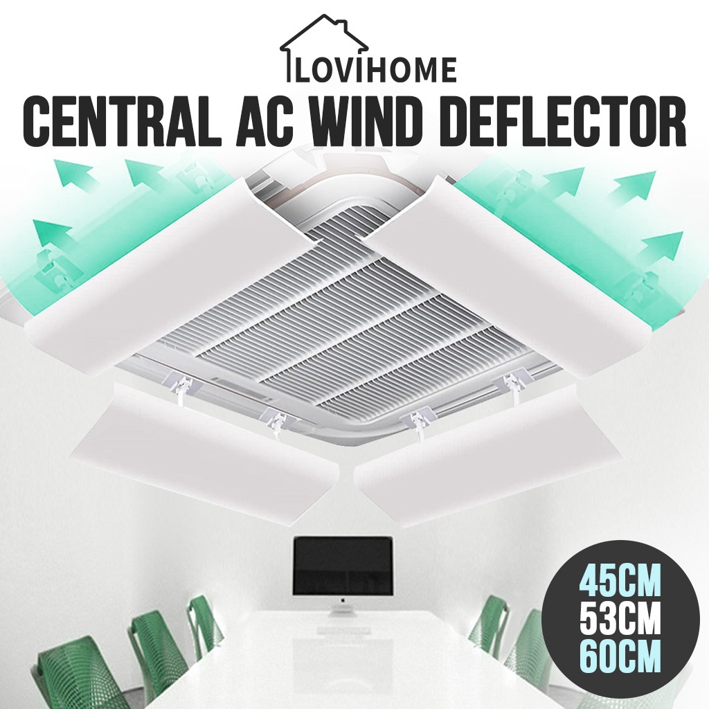 SG Central Aircon Cassette Wind Deflector Ceiling Air Conditioner Unit ...