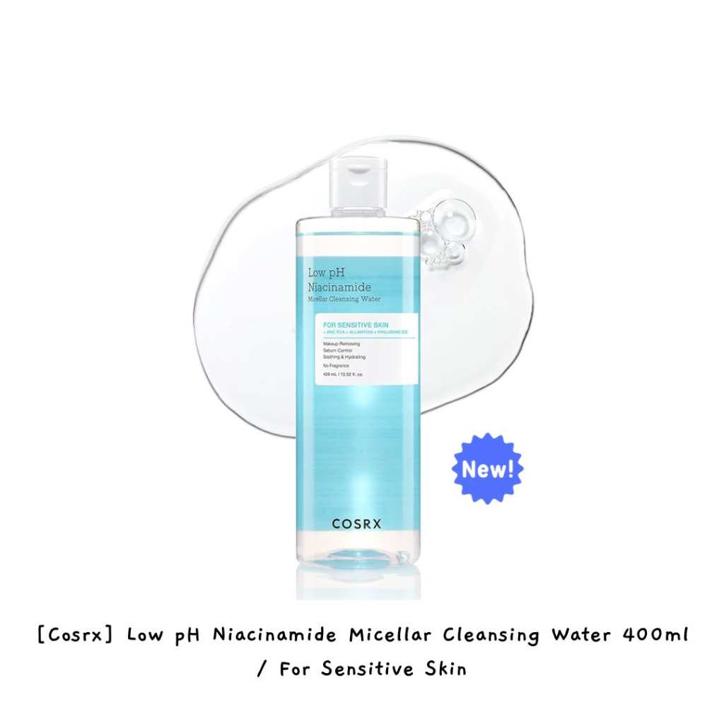 [Cosrx] Low pH Niacinamide Micellar Cleansing Water 400ml / For
