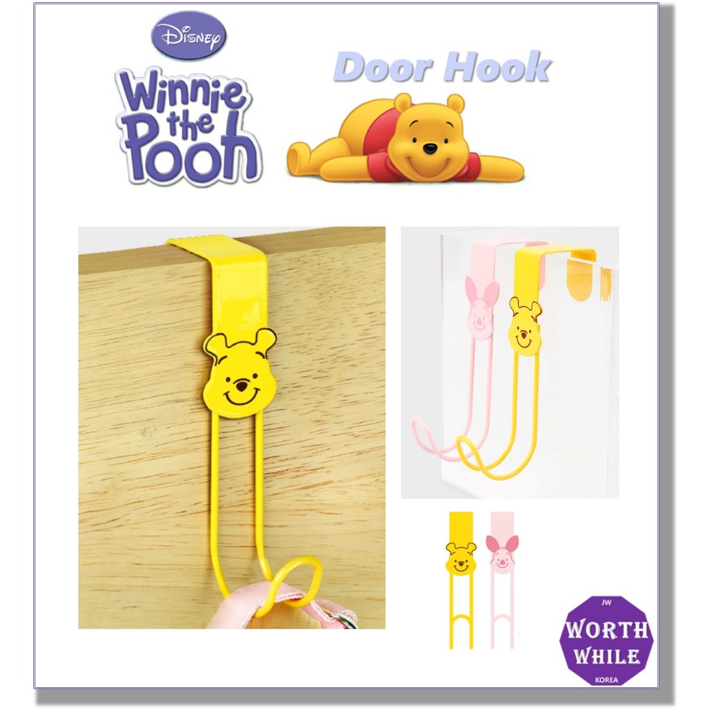 Daiso Korea /Disney Winnie the Pooh Door Hook 2type Shopee Malaysia