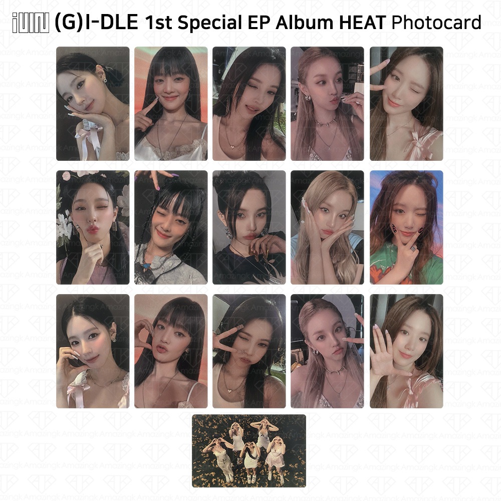 (G)I-DLE G-IDLE 1st Special EP Album HEAT Photocard Blaze Flare ...