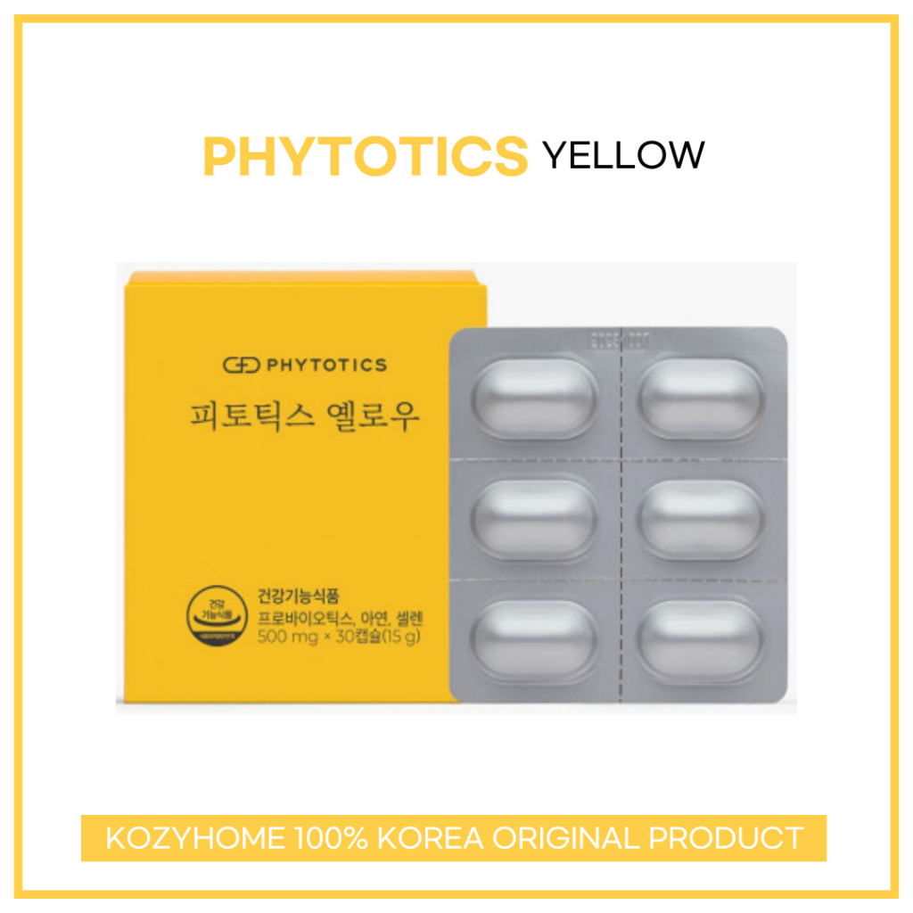 [Phytotics] Yellow Probiotics + Zinc 30 Capsules 1 Month Supply For