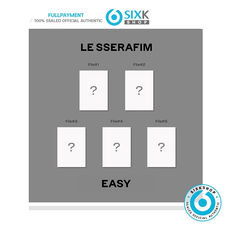 LE SSERAFIM - [EASY] 3rd Mini Album 3 Version SET –