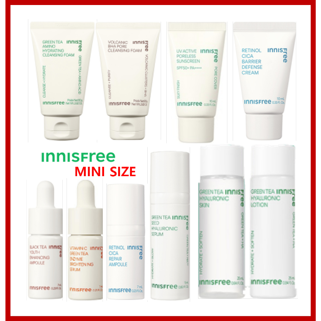 [SAMPLE] innisfree Sample Series(Green Tea, Black Tea, Retinol Cica ...