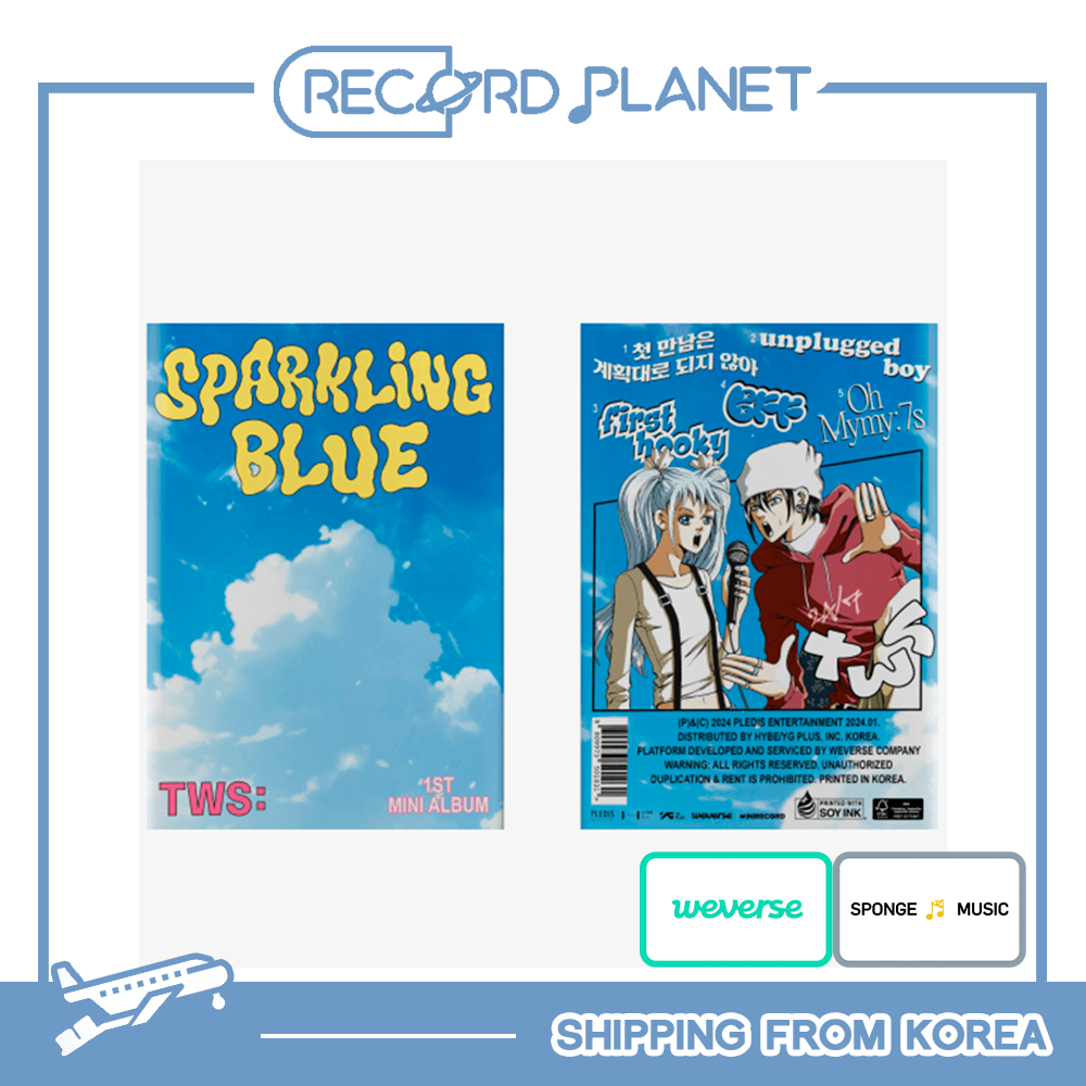 [POB] TWS - 1st Mini Album 'Sparkling Blue' Weverse Albums ver. + Free ...