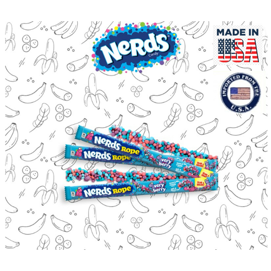 Nerds Rope - Very Berry 26g per rope | Shopee Malaysia