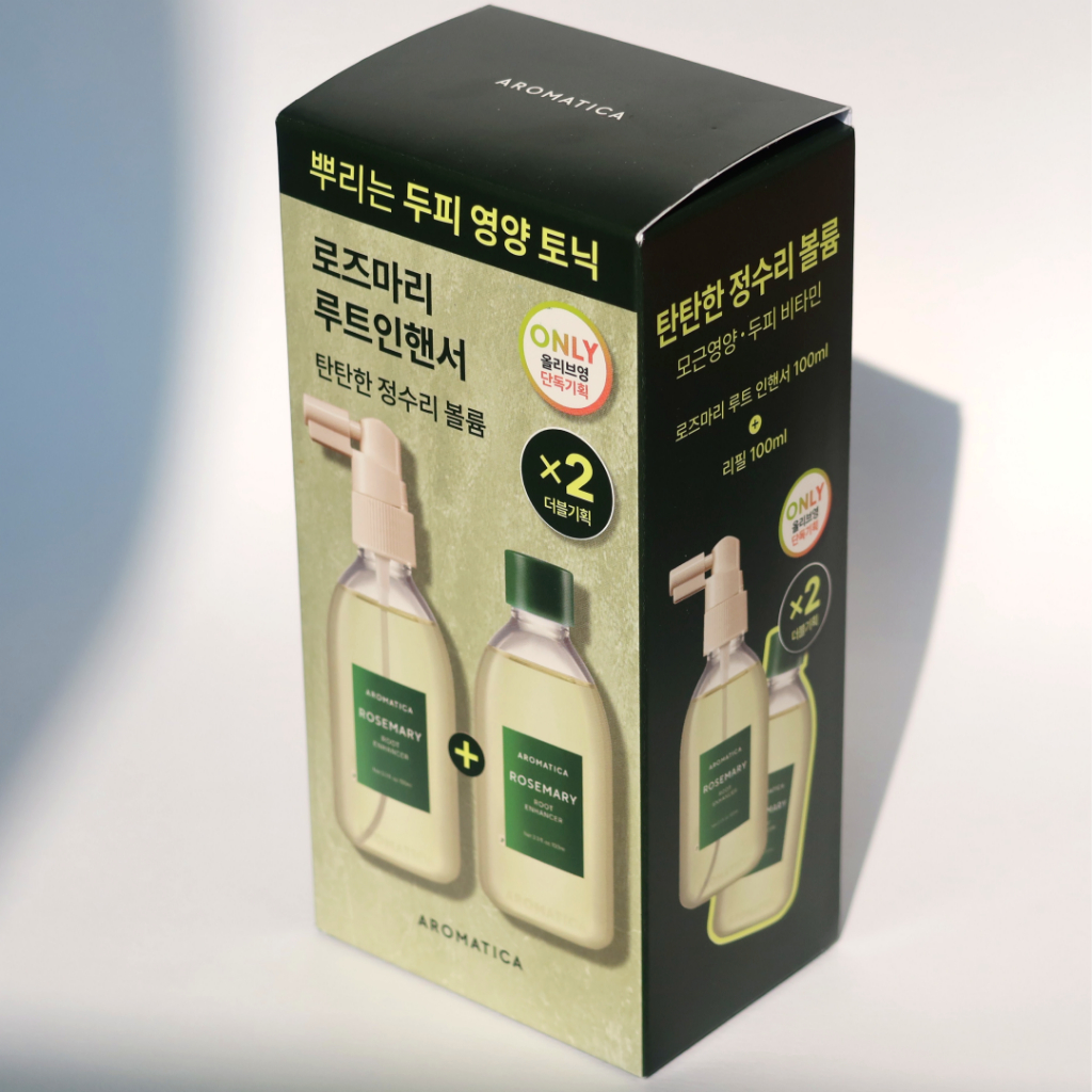 [AROMATICA] Rosemary Root Enhancer 100ml(+100ml) Scalp Nourishing with Foodgraded Rosemary