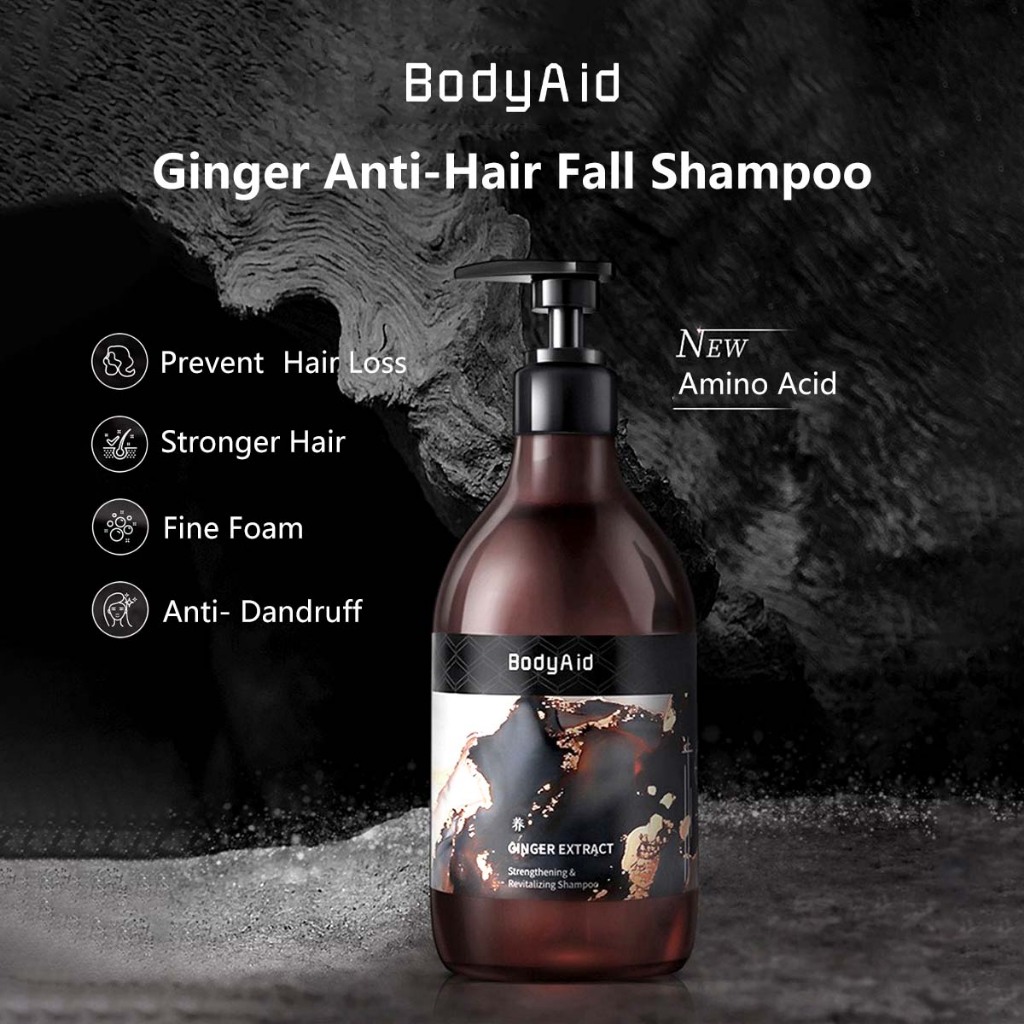 My Stock Official Genuine Officially Bodyaid Officially Bodyaid Ginger Ginseng Shampoo Hair 6409