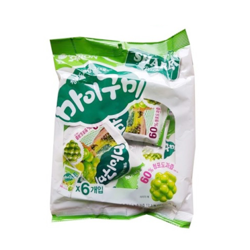 Orion My Gummy Green Grape Korean Sweets Korean Jelly Korean Snack