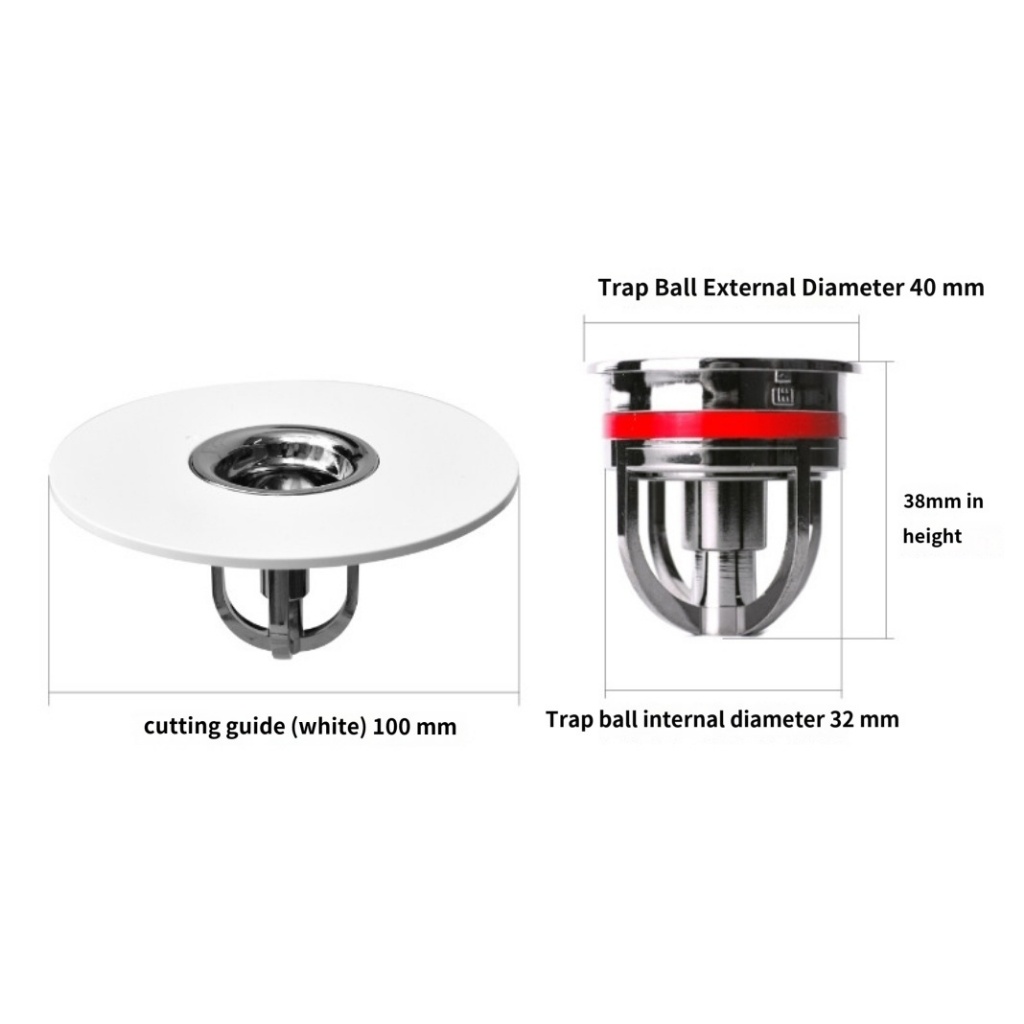 [Zero smell] Sewer trap / drain odor block / sewer anti smell / drain