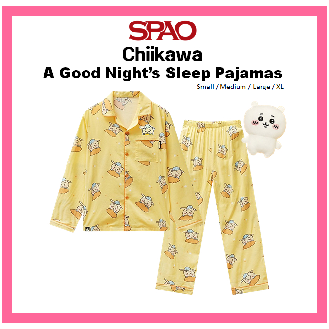 [SPAO] Chiikawa A Good Night’s Sleep Pajamas Small / Medium / Large ...