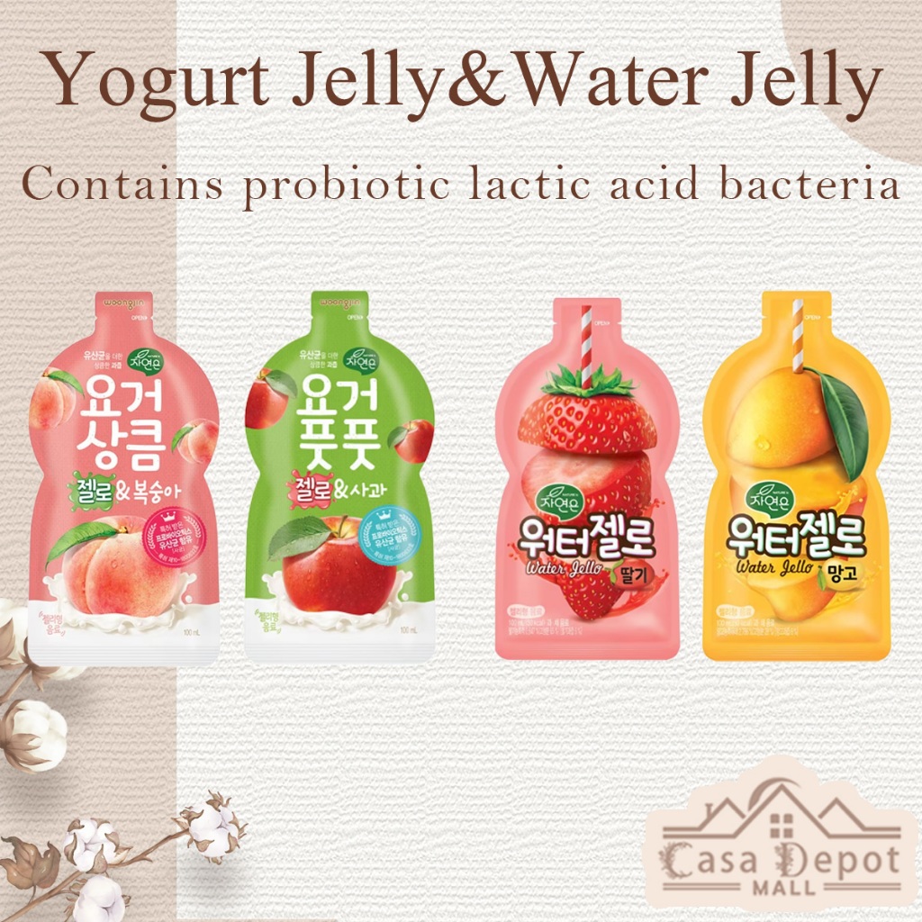 [Woongjin] Yogurt Jelly Water Jelly 100ml 2EA MIX 4EA Vitamins C