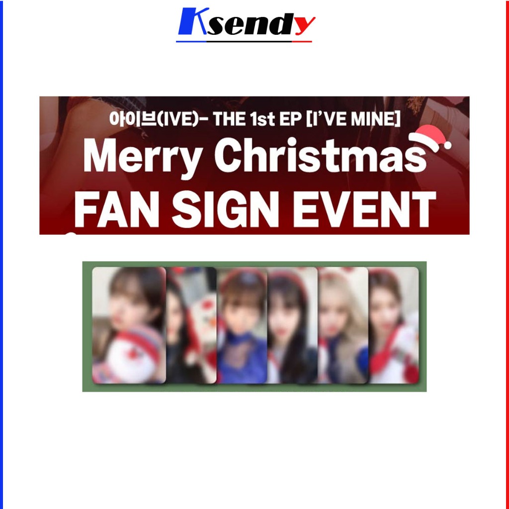 IVE THE 1st EP [I'VE MINE] FAN SIGN EVENT PHOTOCARD SET Shopee Malaysia