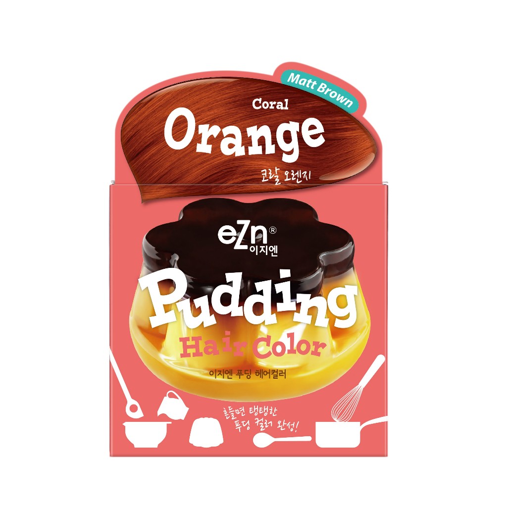 [eZn] Pudding Hair Dye Ammonia Free SemiPermanent Self Hair Dye DIY