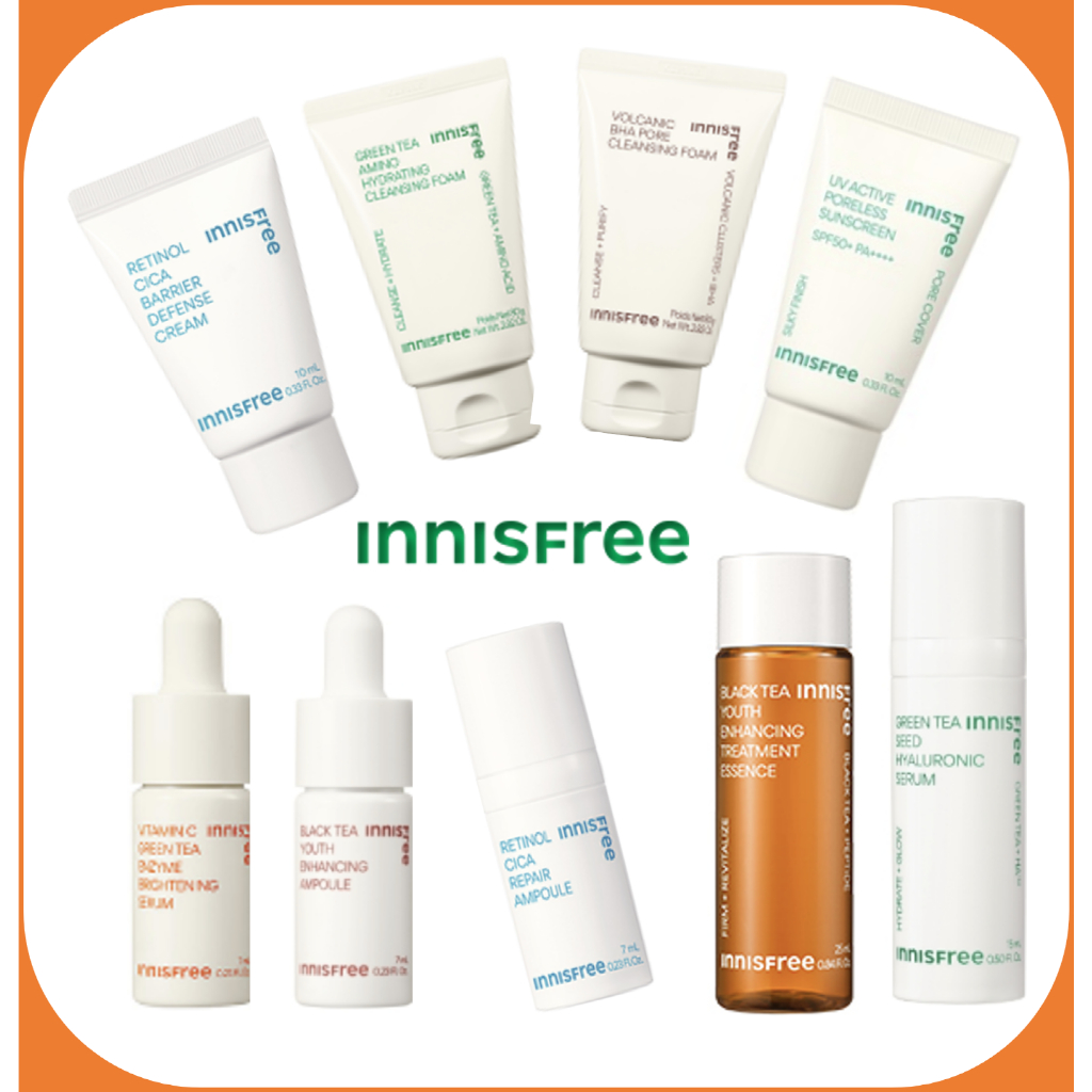 [SAMPLE] innisfree Best Package (Black Tea, Retinol Cica, Vitamin C ...