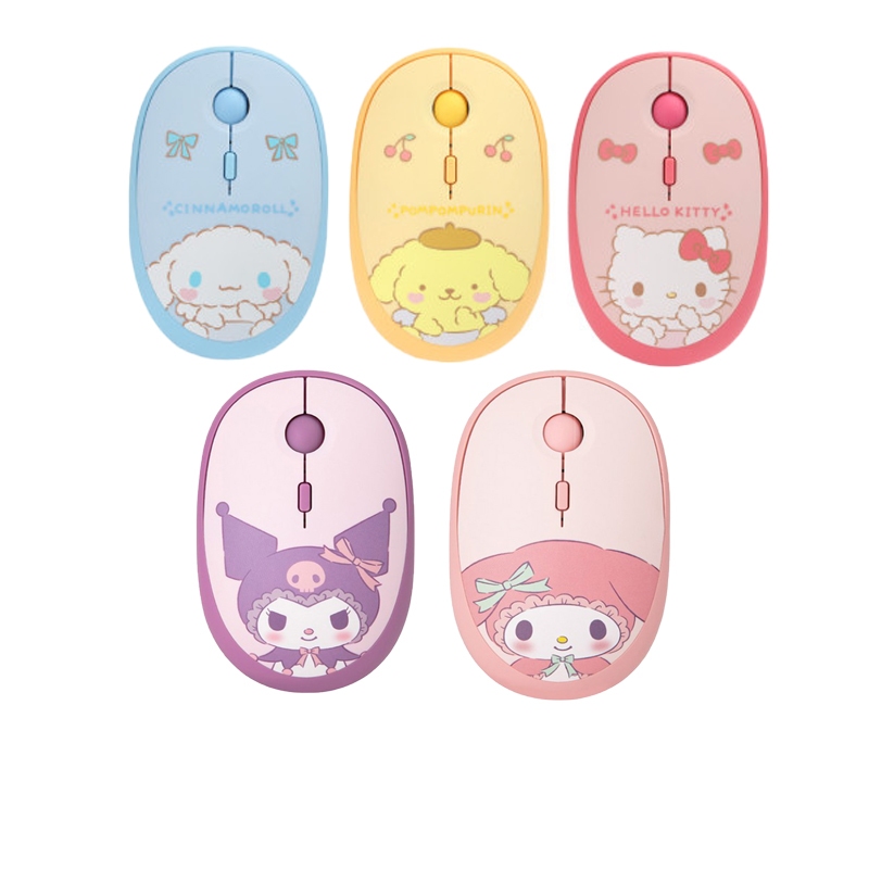 Sanrio Official Bluetooth Mouse 2.4Ghz Wireless Silent Mouse | Shopee ...