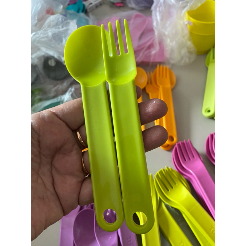 tupperware spoon / fork (1 set) | Shopee Malaysia