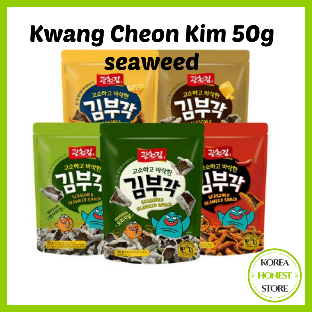 kwangcheon seaweed, savory and crispy seaweed bugak Laver Chips kim