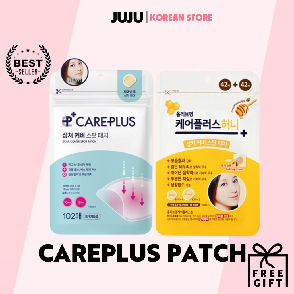 Olive Young Careplus Pimple Patch 102pcs Acne Sticker [NEW VERSION] / Honey 84pcs Shopee Malaysia