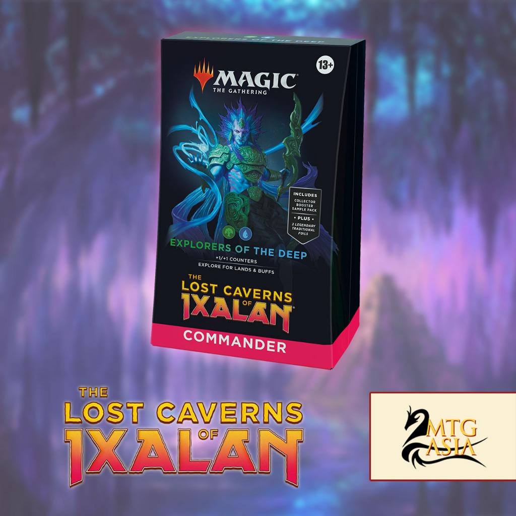 mtg explorers of the deep commander deck The Lost Caverns of Ixalan Commander Deck main image 1
