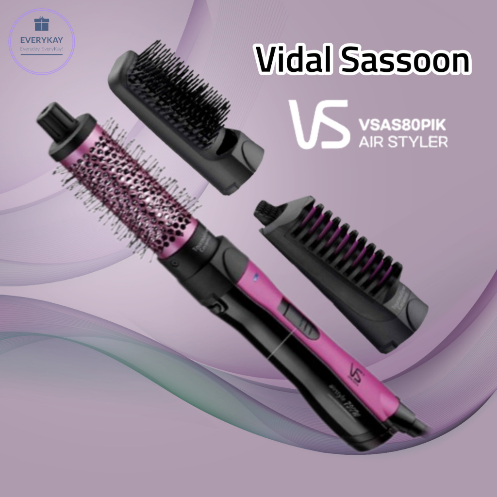[VIDAL SASSOON] Air Styler VSAS80PIK, Hair Dryer Brush, Blow Dryer
