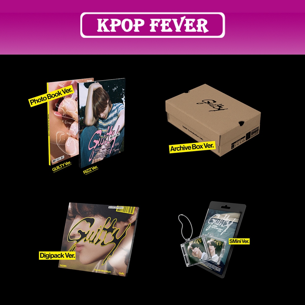 SHINEE TAEMIN [ GUILTY ] ( PHOTOBOOK / DIGIPACK / ARCHIVE BOX