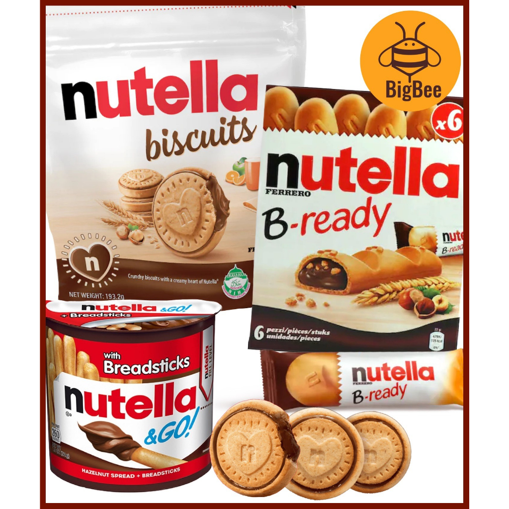 Ferrero Nutella Series - Nutella Biscuits (193.2g) / Nutella B-ready ...