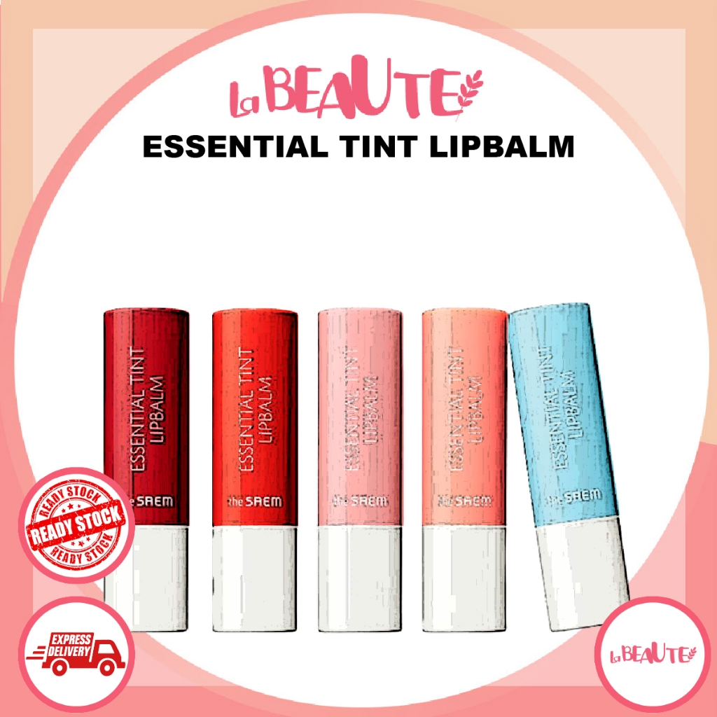 [The Saem] Saemmul Essential Tint Lipbalm (5 Colors) | Shopee Malaysia