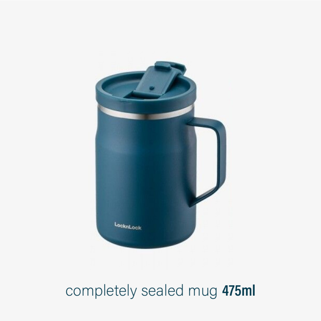 LocknLock METRO Mug Cup Thermal Insulation Coffee Cup 355ml 475ml