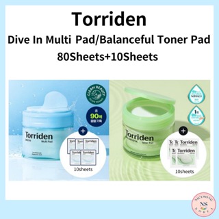 Torriden Balanceful Cica Toner Pad 60 Pads Special Set (+10 Pads)