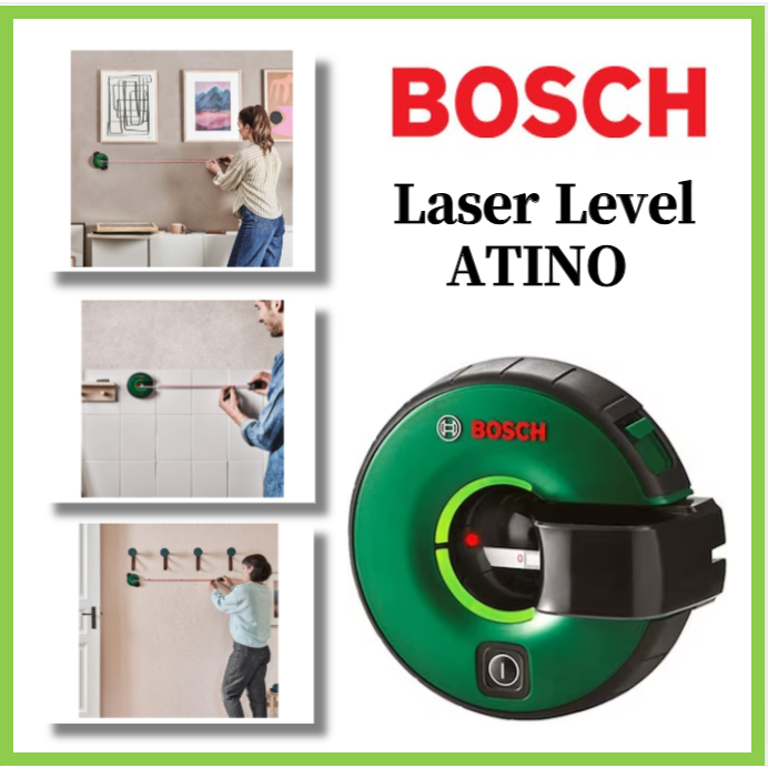 Bosch 2in1 line laser level Atino with integrated measuring tape