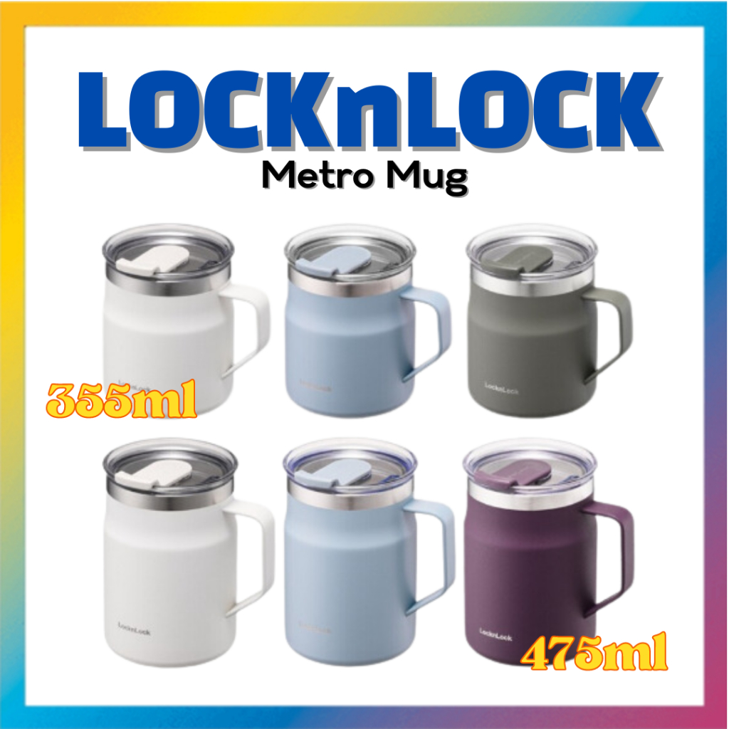 [Lock&Lock] Metro Mug Thermal Thermos 355ml 475ml LHC4218,LHC4219