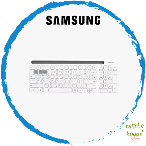 [SAMSUNG] Wireless Keyboard Bluetooth Multipairing Stand Keyboard SK