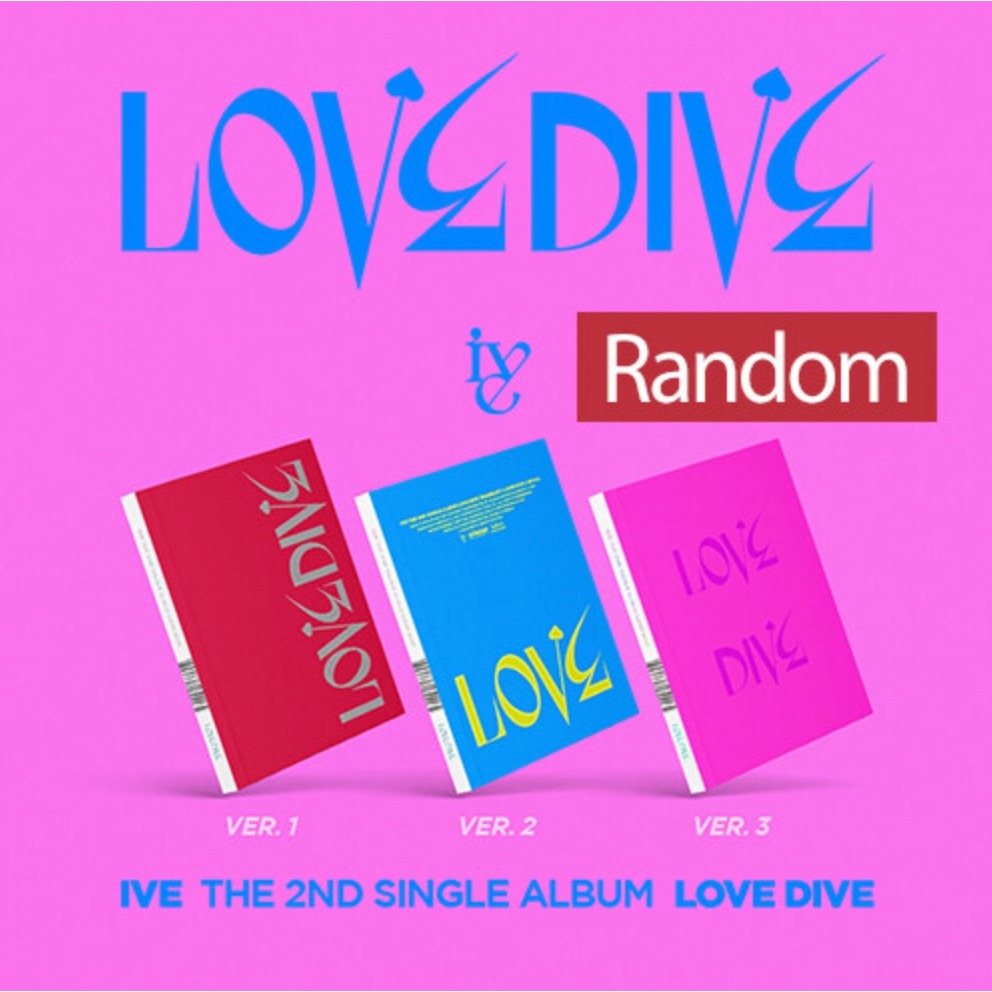 IVE Single 2nd album LOVE DIVE [Random among 3 versions] KPOP album