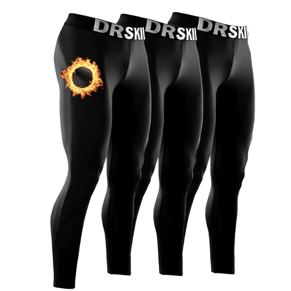 DRSKIN Korea 1p, 2p, 3p Men`s Compression Pants Thermal Winter gear