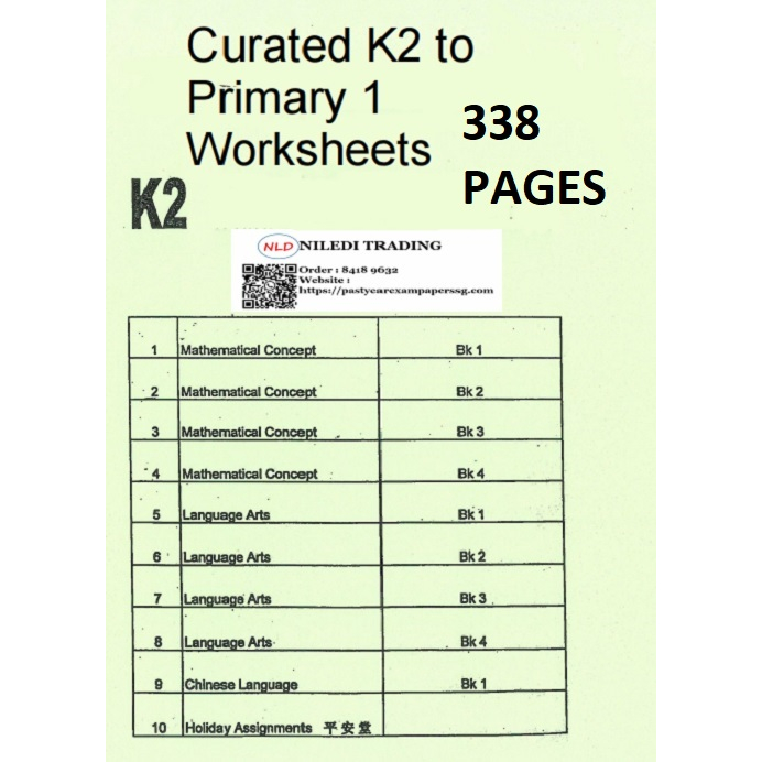 K2 to Primary 1 Preparation Worksheets | Shopee Malaysia