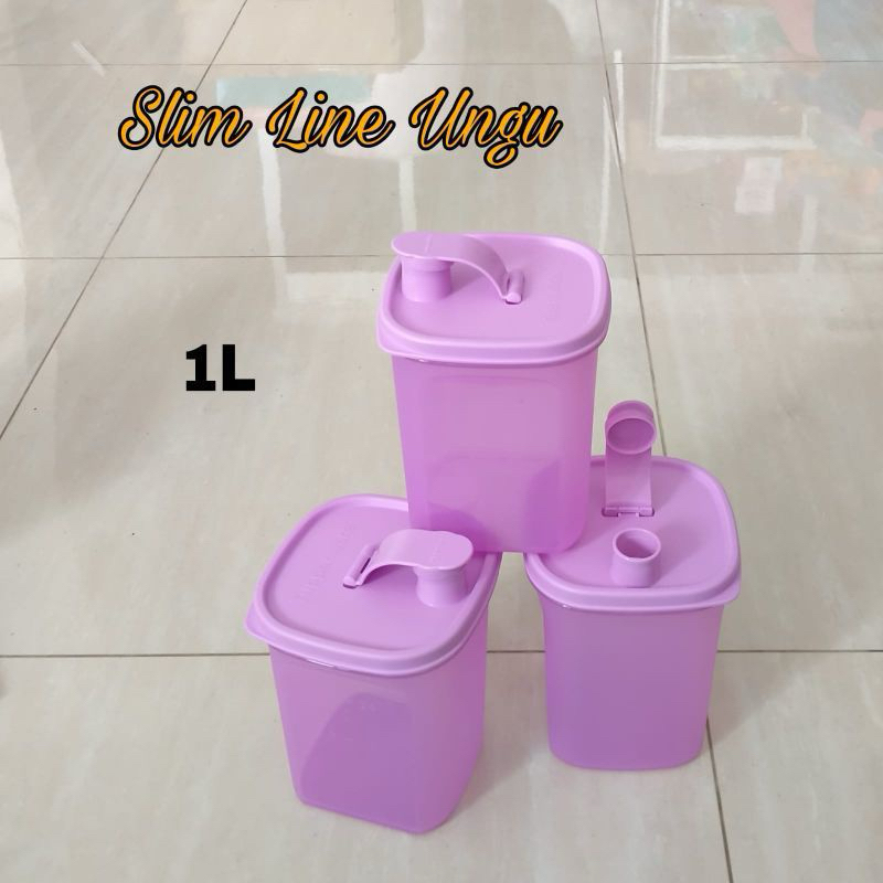 tupperware slim line saiz 1 liter(1 pcs) | Shopee Malaysia