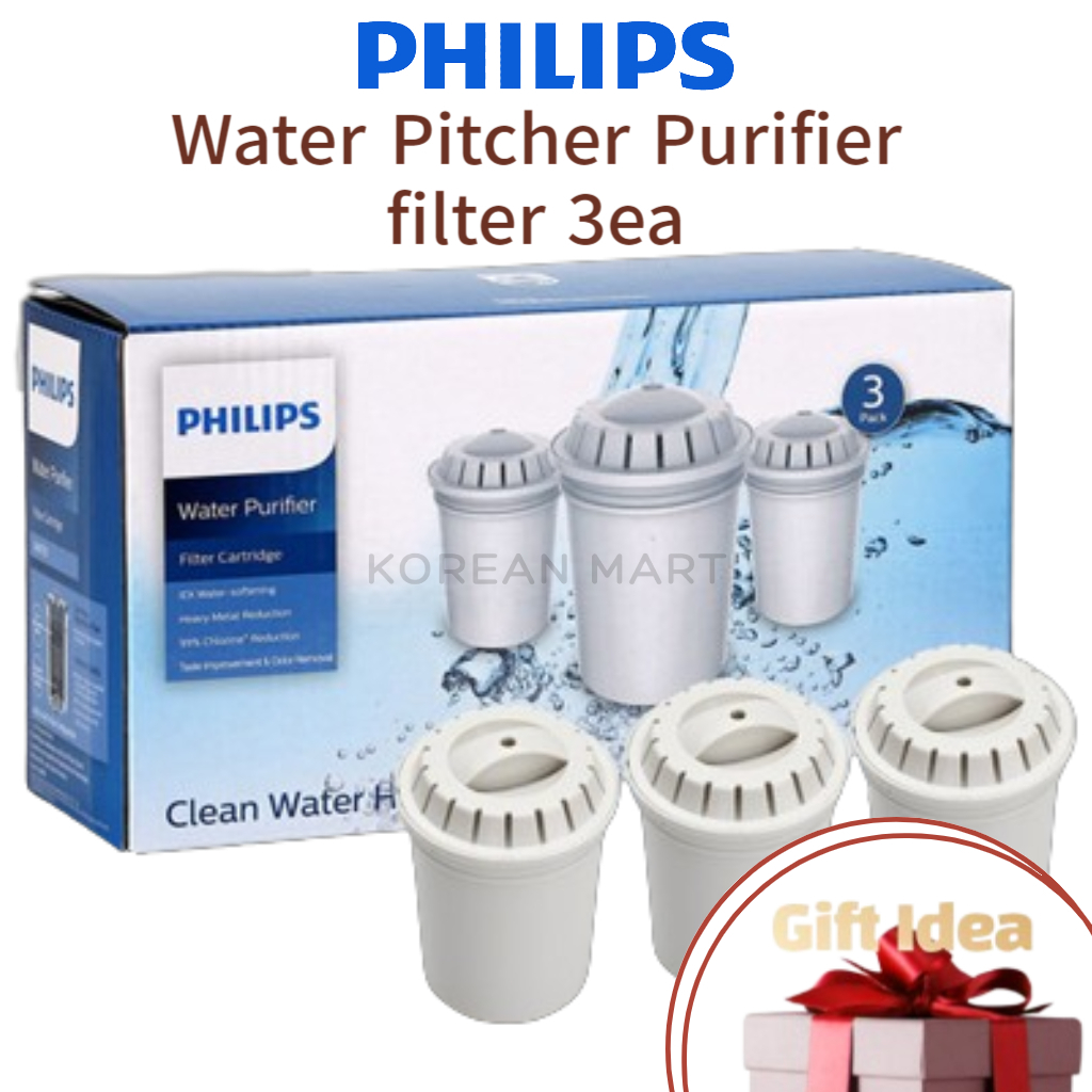 Philips Water Pitcher Purifier filter 3ea AWP201 / From Korea