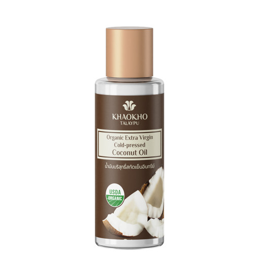 Khaokho Natural Extra Virgin Organic Coconut Body Oil Pregnant Women Stretch Mark Oil 100ml