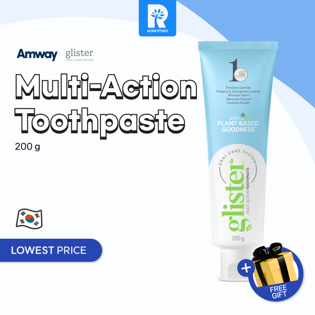 [安麗:amway] Amway Glister Multi-Action Toothpaste (200g, 1ea) | Shopee ...