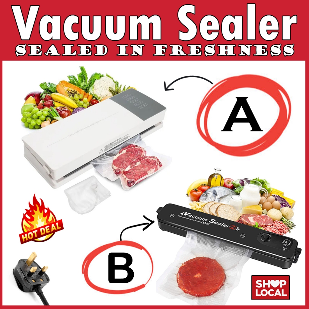 Vacuum Sealer Fast local Shipping Automatic Food Sealing Machine Home ...